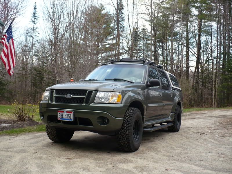 2008 Ford explorer sport trac camper shell